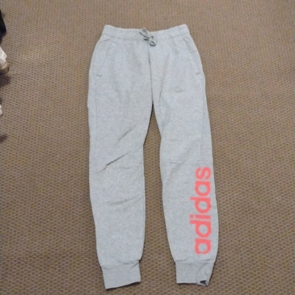 Adidas Women's Grey Sweatpants - Picture 1 of 9
